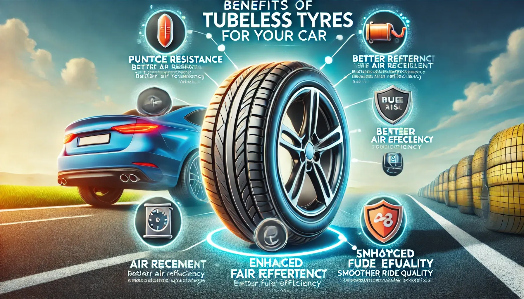 Benefits of Tubeless Tyres For Your Car