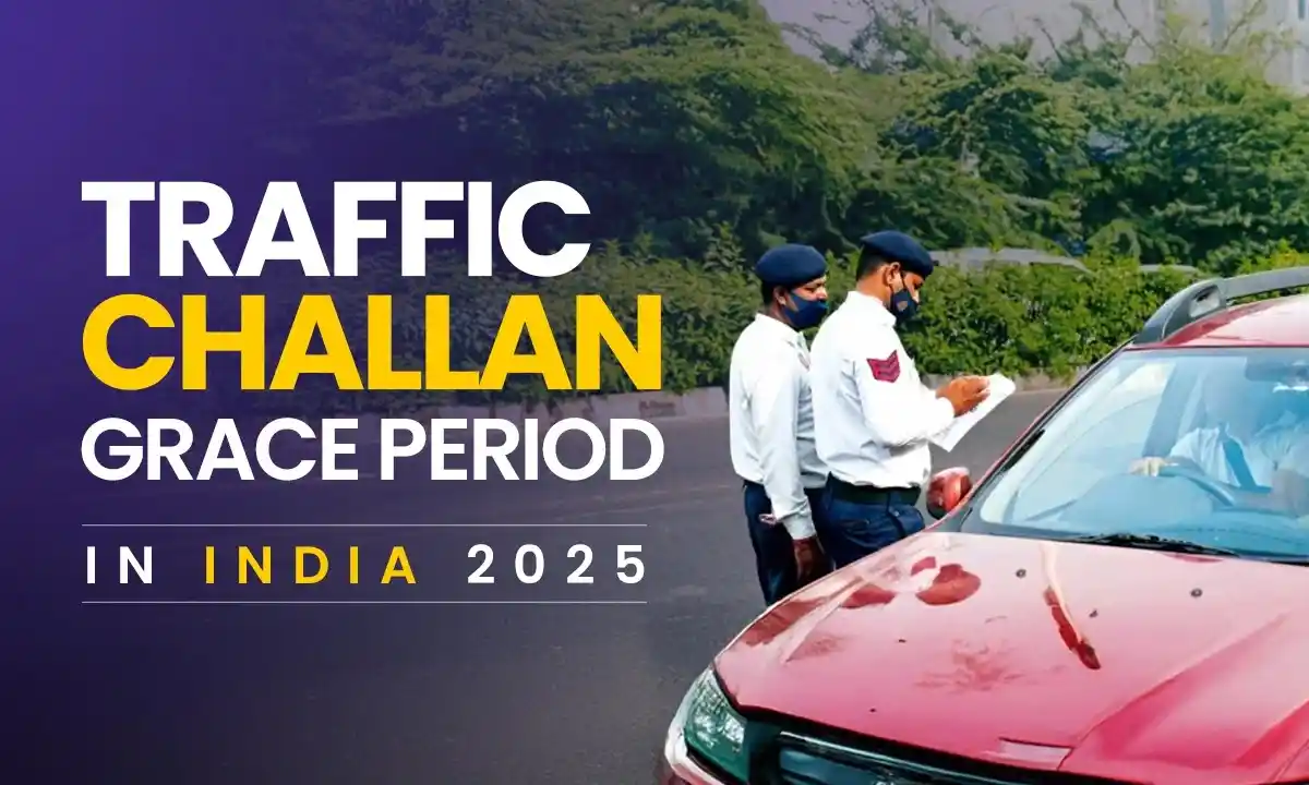 Traffic challan grace period India 2025
