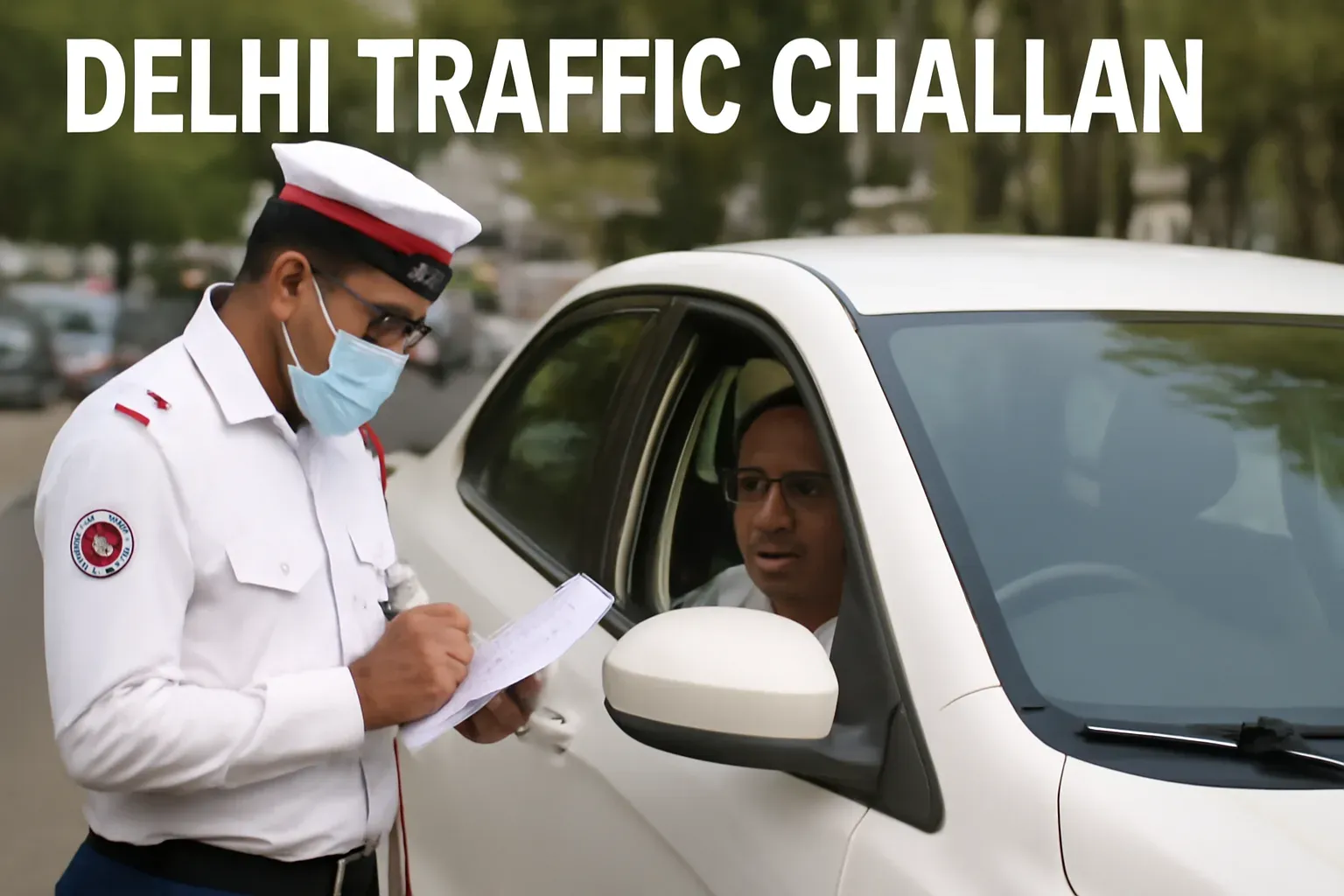 How to pay traffic challan online in delhi