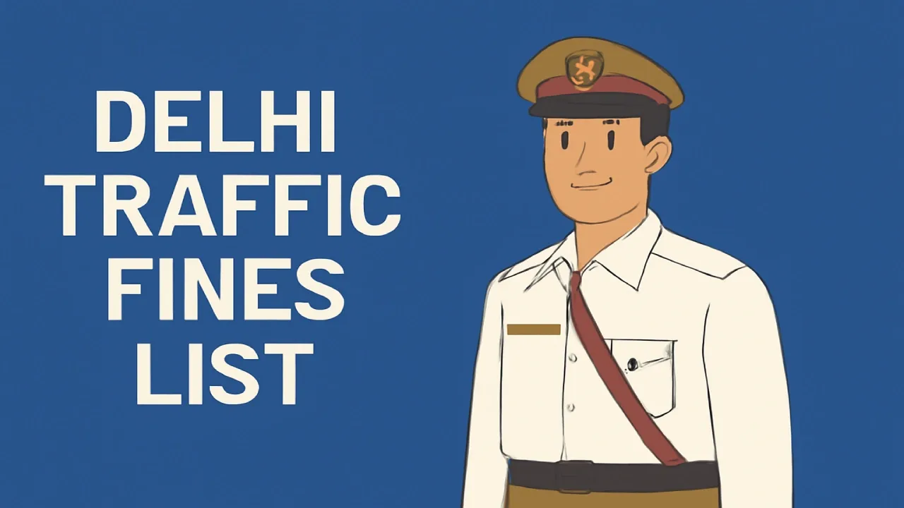 Delhi Traffic Fines List
