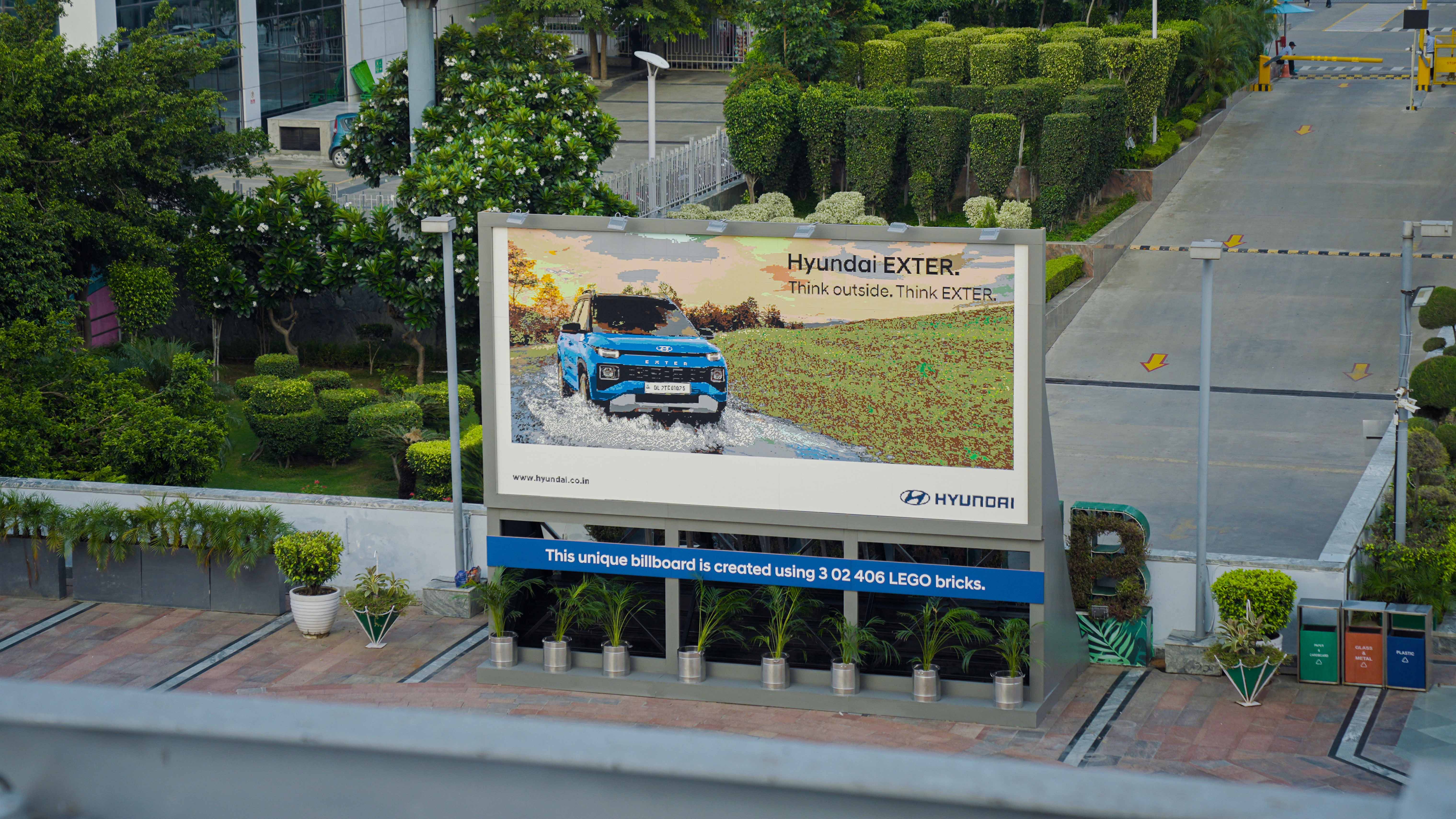 Hyundai Exter X Lego Billboard