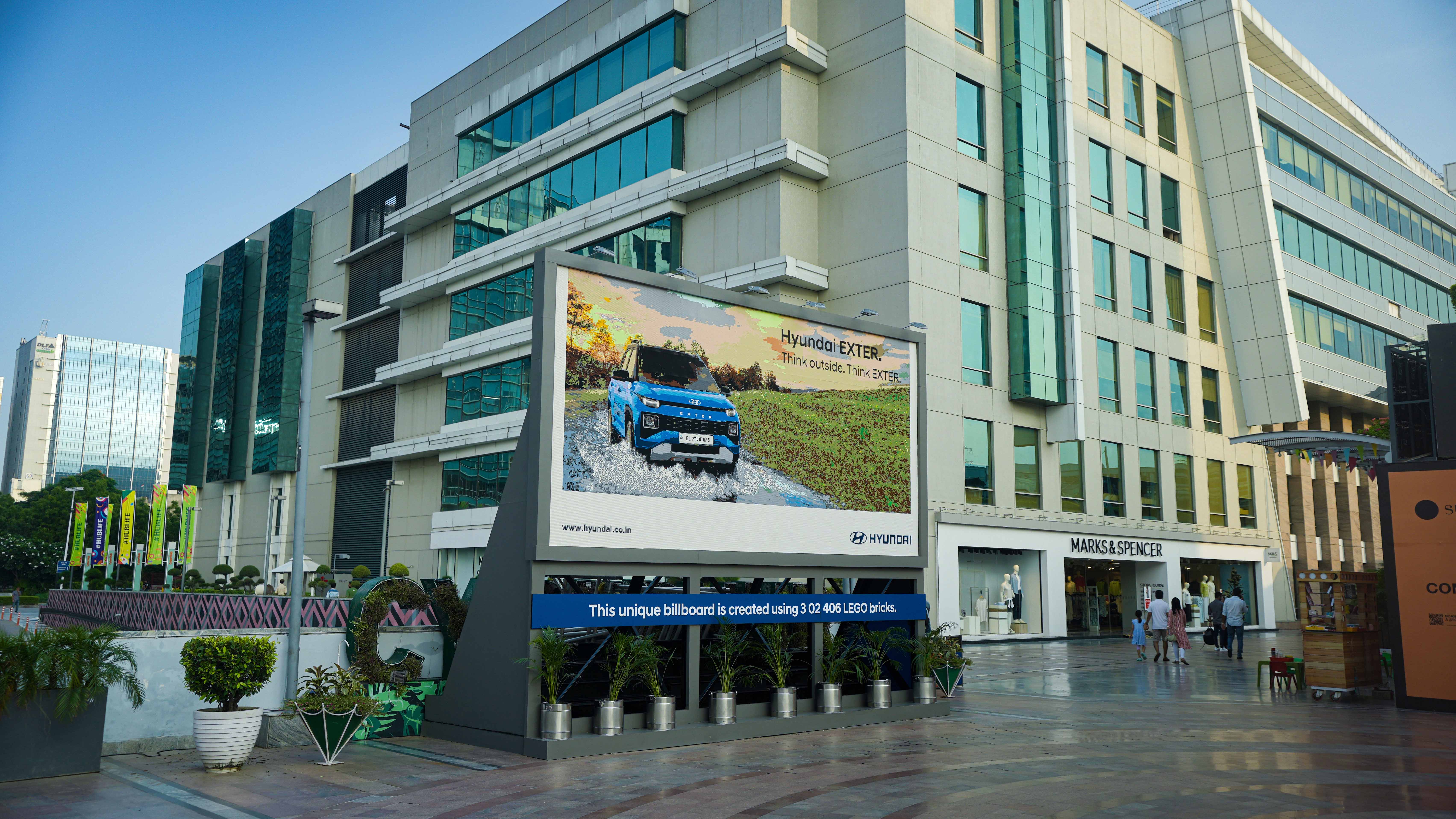 Hyundai Exter X Lego Billboard