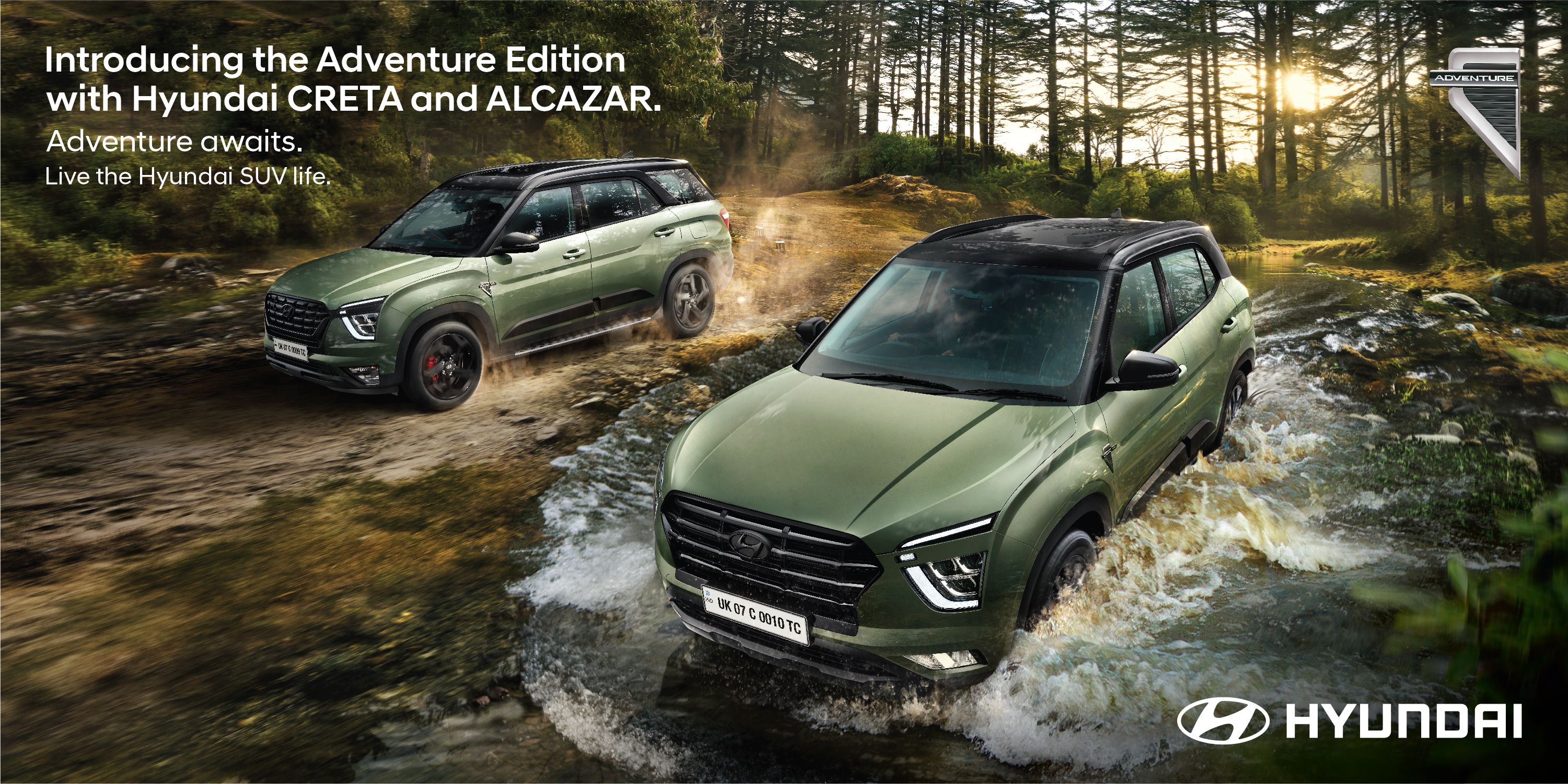 Hyundai Creta and Alcazar Adventure Edition