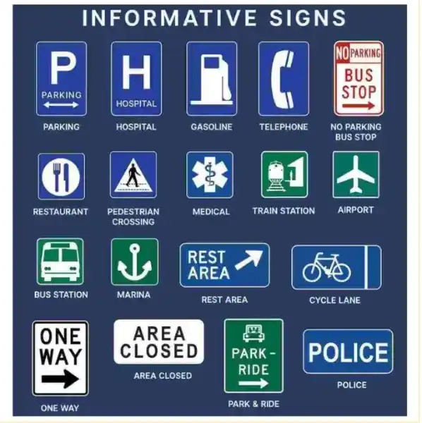 Informative Traffic Signs