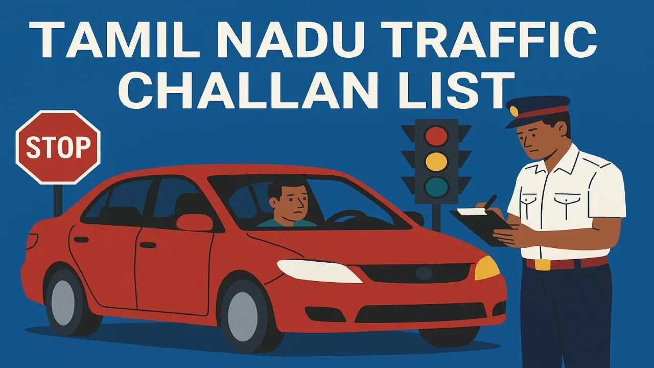 Tamil Nadu Traffic challan list