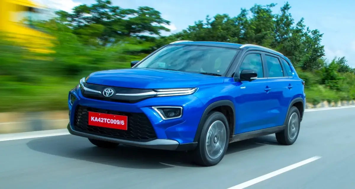 Toyota Urban Cruiser Hyryder is currently ranked 4th with 9% market share.webp